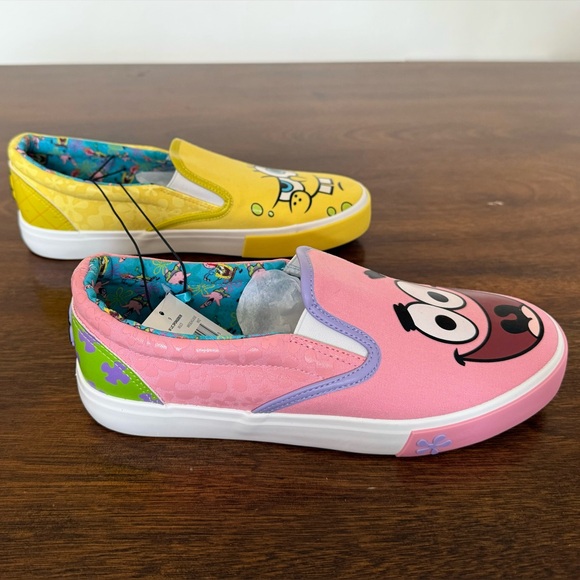 NWT women’s SpongeBob slip on shoes - Picture 3 of 6